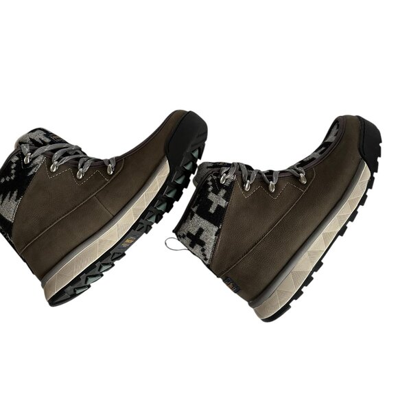 Pendleton Torngat khaki leather insulated hiking trail boots NWT Sz8 - Picture 5 of 10